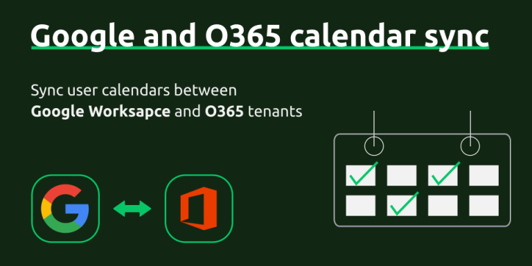 On syncing calendar meetings between Microsoft 365 and Google Workspace