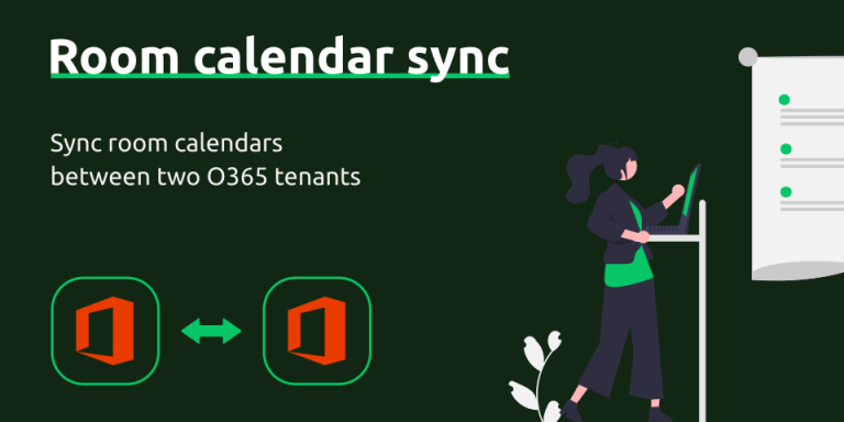 How to sync room calendars between Microsoft 365 tenants?