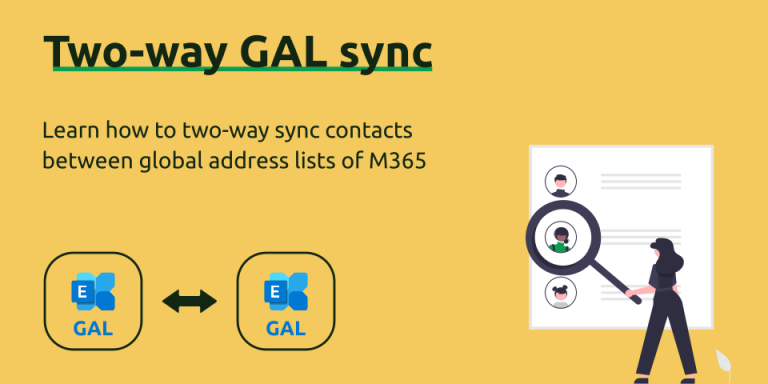 A true two-way contact sync between Microsoft 365 GALs