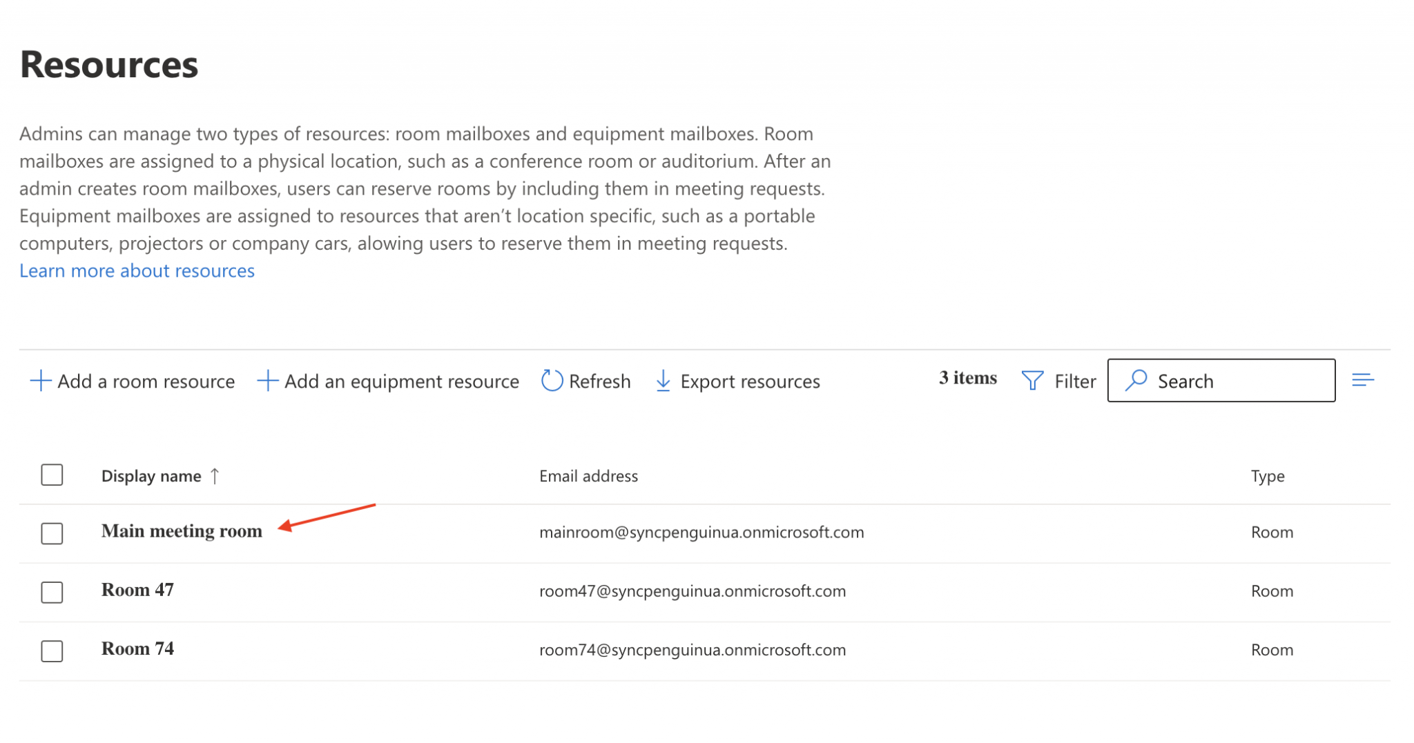 How to enable delegate access to an Office 365 or Exchange room or