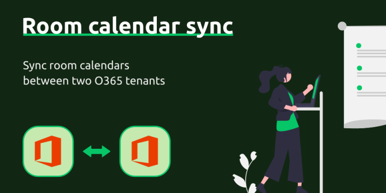 How to sync room calendars between Microsoft 365 tenants?